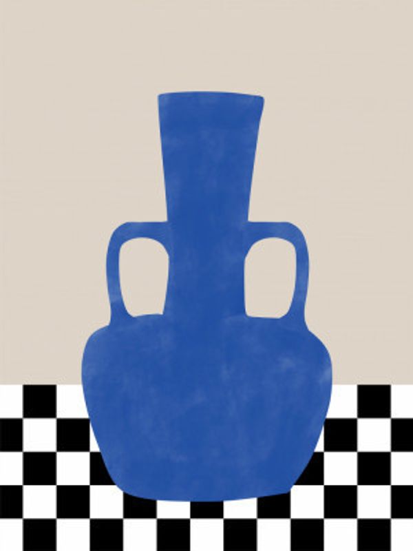 Azure Vase Chess Board