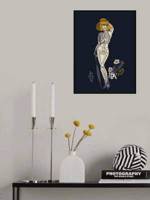 Gothic fashionista black Illustration No2