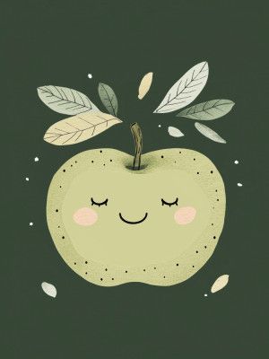 Sleepy Green Apple