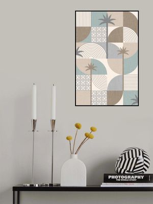 Palm Springs Desert Shapes and Palms Sand