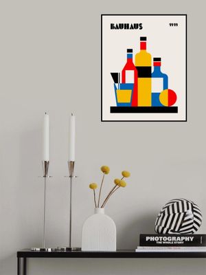 Bauhaus Wine Print