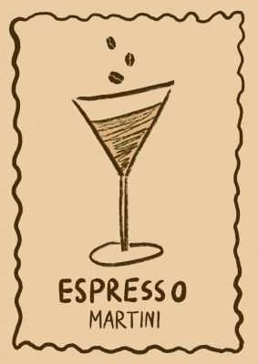 Poster Espresso Martini Up