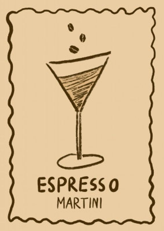 Poster Espresso Martini Up