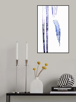 Blue Fern Print