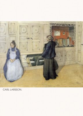 Carl Larsson, Mother and Daughter, 1903, Watercolour 1