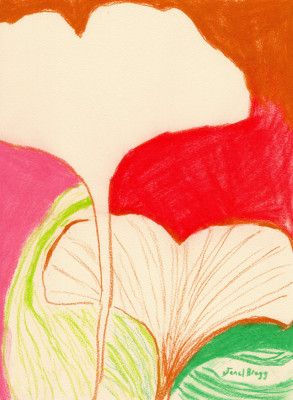 Ginkgo Leaves In Color I