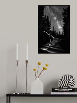 Light Painting under the Milky Way