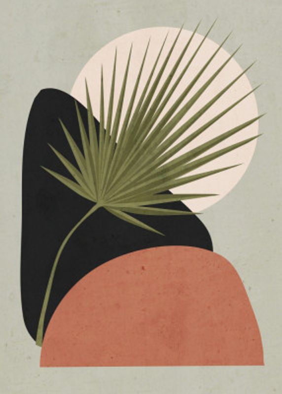 Tropical Leaf  Abstract Art