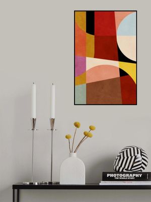 Warm Colors Bauhaus Geometry2