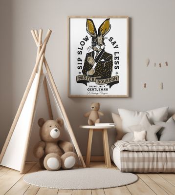 Mister Bourbon Jackalope In Smoking Jacket