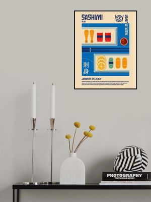 Sashimi Japanese Food Print