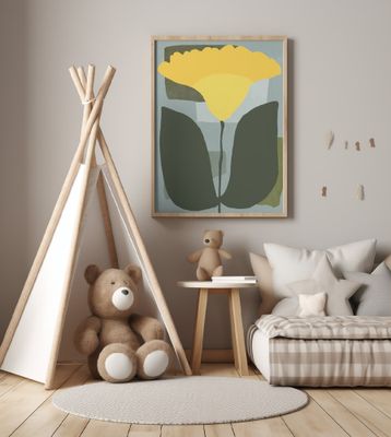 Simplistic Yellow Flower