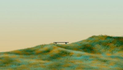 Lonely Hilltop Bench