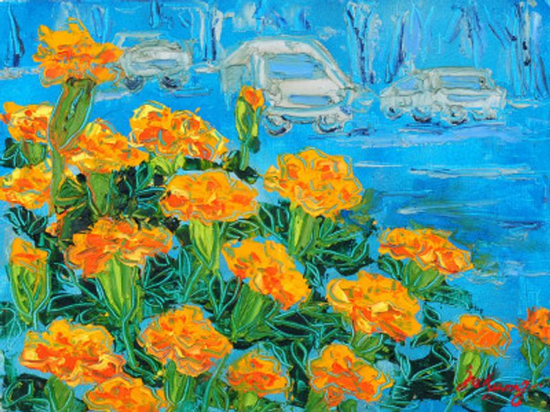 marigoid oil on canvas