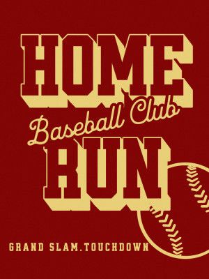Home Run Baseball Club   Red
