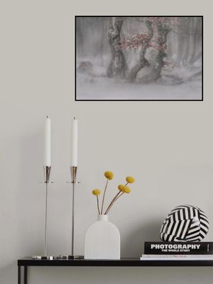 Trees in  the blizzard