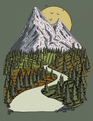 Mystic Mountain Path