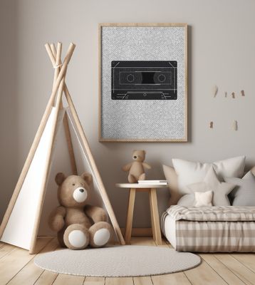 Black And White Cassette