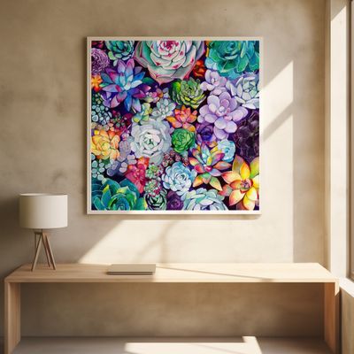 Succulent Garden 30x30