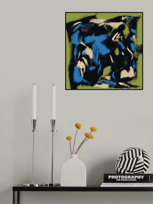 Ink and oil abstract 03