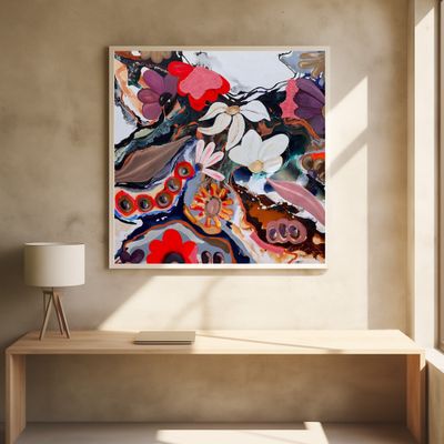 Colorful Floral Whirlwind