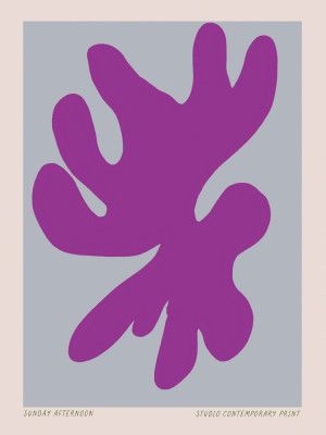 Abstract Purple Sway