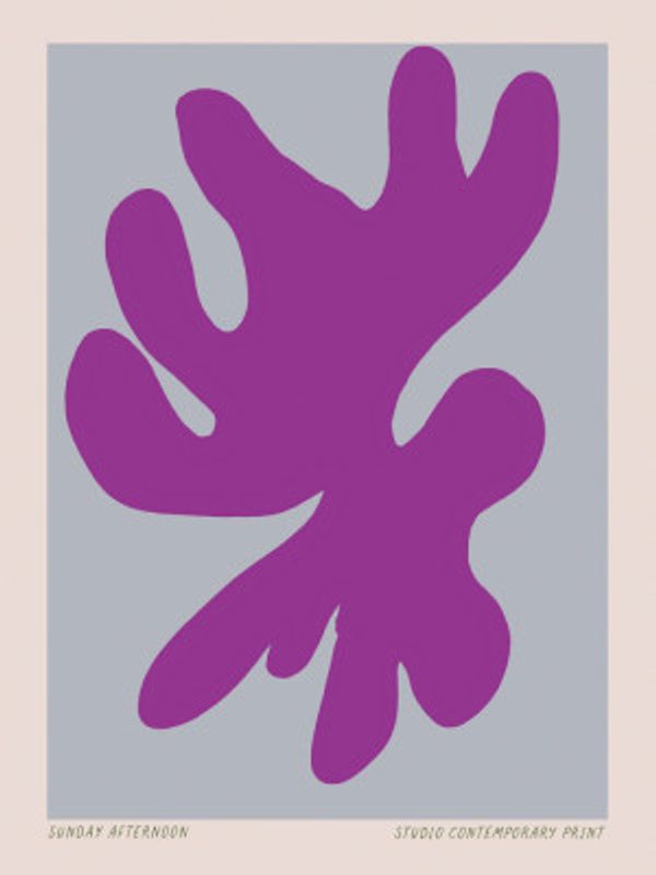 Abstract Purple Sway