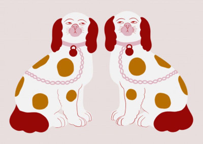 Regal Dog Pair