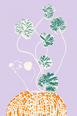 Plant based happyness Ajuga still life