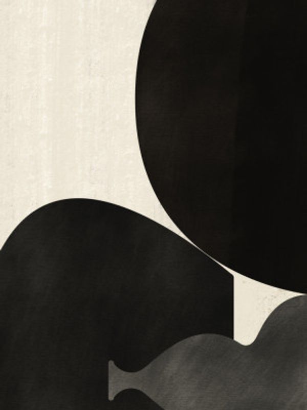 Black Abstract With Texture