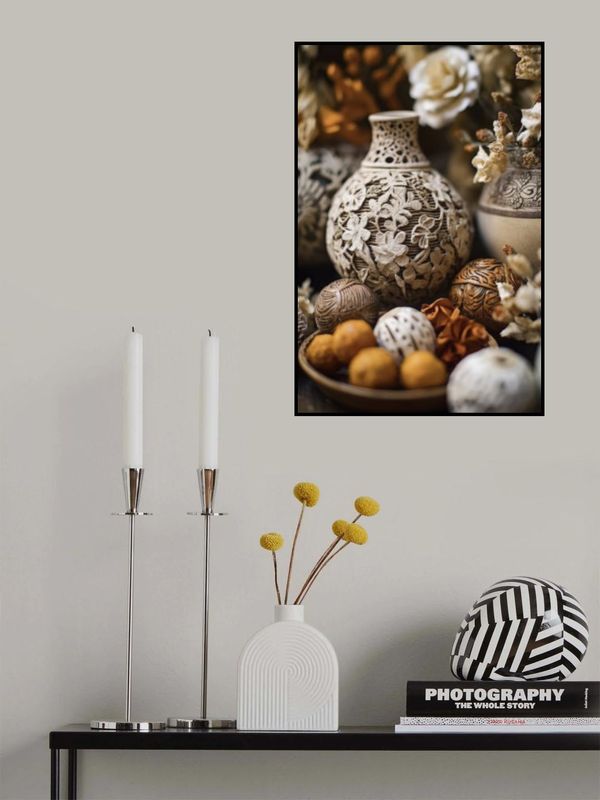 Ornate Floral Vessels