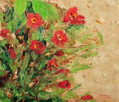 marigold  oil on canvas