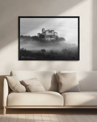 Castle over the fog