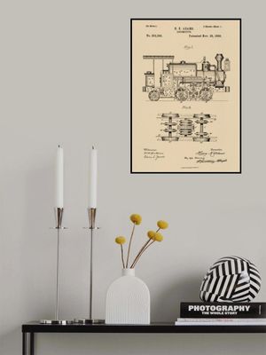 Locomotive Patent 1886