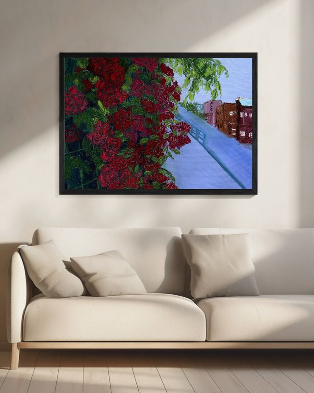 Street Of Red Roses
