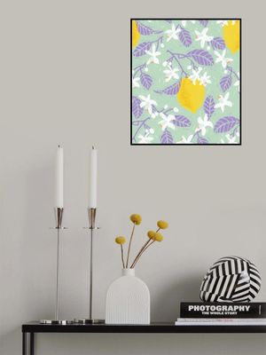 Lemon With Purple Leaves