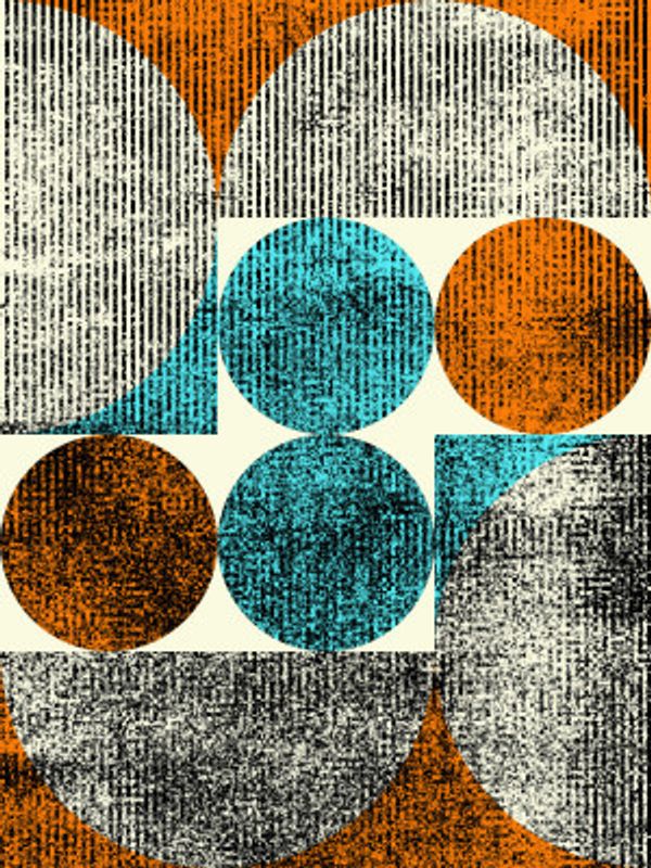 Geometric Pattern Of Overlapping Circles