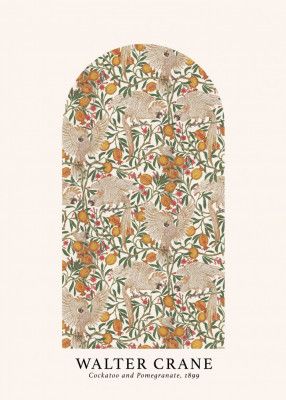 Cockatoo and Pomegranate