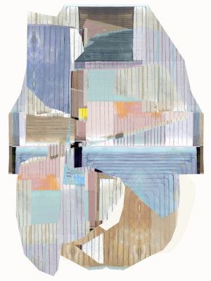 Multi Stripes Collage No 1