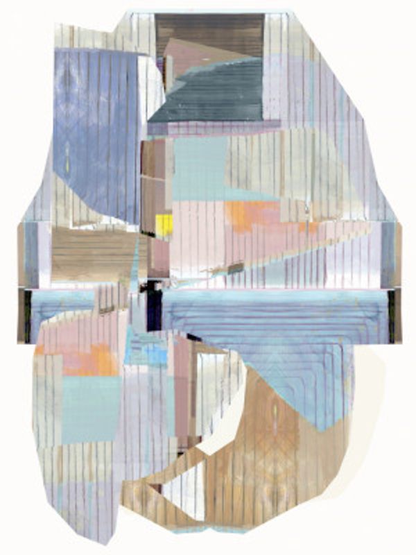 Multi Stripes Collage No 1