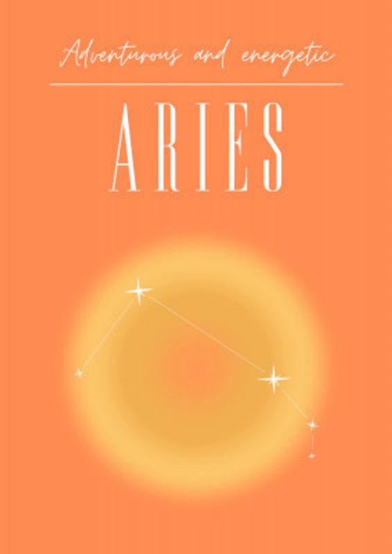 Aries Zodiac Print Art