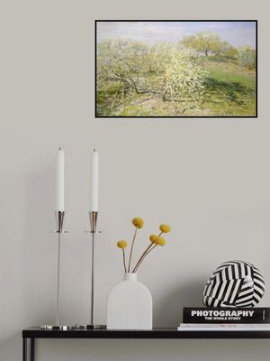 Spring (fruit Trees In Bloom) (1873) By Claude Monet