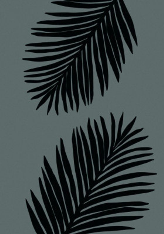 Palm Leaf Gray with tint of green 03