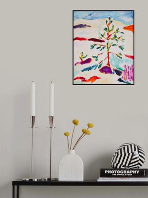 Small Tree At The Forest Edge In Winter, Tamara Jare, oil on canvas