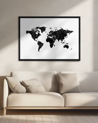 Inked World Map