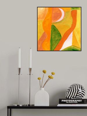 Orange and Golden Abstract