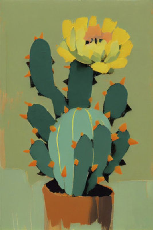 Blooming Cactus