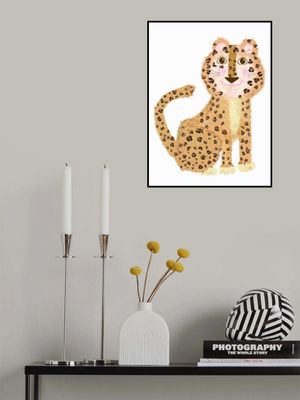Cute Sitting Leopard