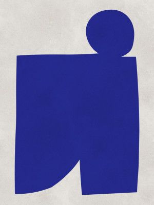 Blue and white art 1