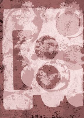 Abstract Textures In Chocolate Brown 0016